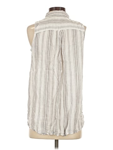 Garnet Hill Sleeveless Button-Down Shirt (view 2)