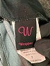 Wrapper Solid Black Formal Skirt Size 7 - photo 4