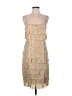 JS Collections 100% Polyester Tan Cocktail Dress Size 8 - photo 1