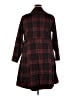 Torrid Plaid Burgundy Coat Size 2X Plus (2) - photo 2