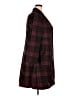 Torrid Plaid Burgundy Coat Size 2X Plus (2) - photo 4