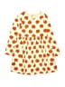 Hanna Andersson 100% Cotton Hearts Orange Dress Size 120 cm / US 6X - photo 1