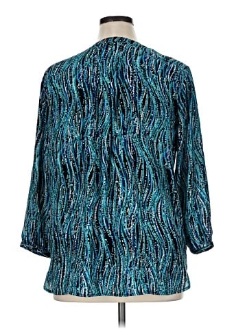 JM Collection 3/4 Sleeve Blouse (view 2)
