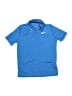 Nike 100% Polyester Blue Short Sleeve Polo Size S (kids) - photo 1