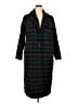 Torrid Plaid Green Coat Size 2X Plus (2) - photo 1