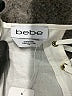 Bebe Floral Solid Ivory Sleeveless Blouse Size S - photo 7