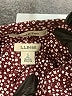 L.L.Bean 100% Cotton Print Burgundy Long Sleeve Button-Down Shirt Size S - photo 7
