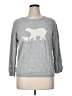 Talbots Print Silver Gray Pullover Sweater Size 1X - photo 1