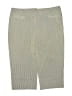 Dalia Collection Silver Khaki Shorts Size 14 - photo 1