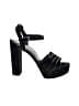 MICHAEL Michael Kors 100% Leather Solid Black Sandals Size 8 - photo 1