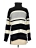 Talbots Stripes Black Turtleneck Sweater Size S - photo 1
