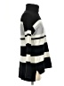 Talbots Stripes Black Turtleneck Sweater Size S - photo 4
