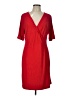 Apt. 9 Solid Red Cocktail Dress Size L - photo 1
