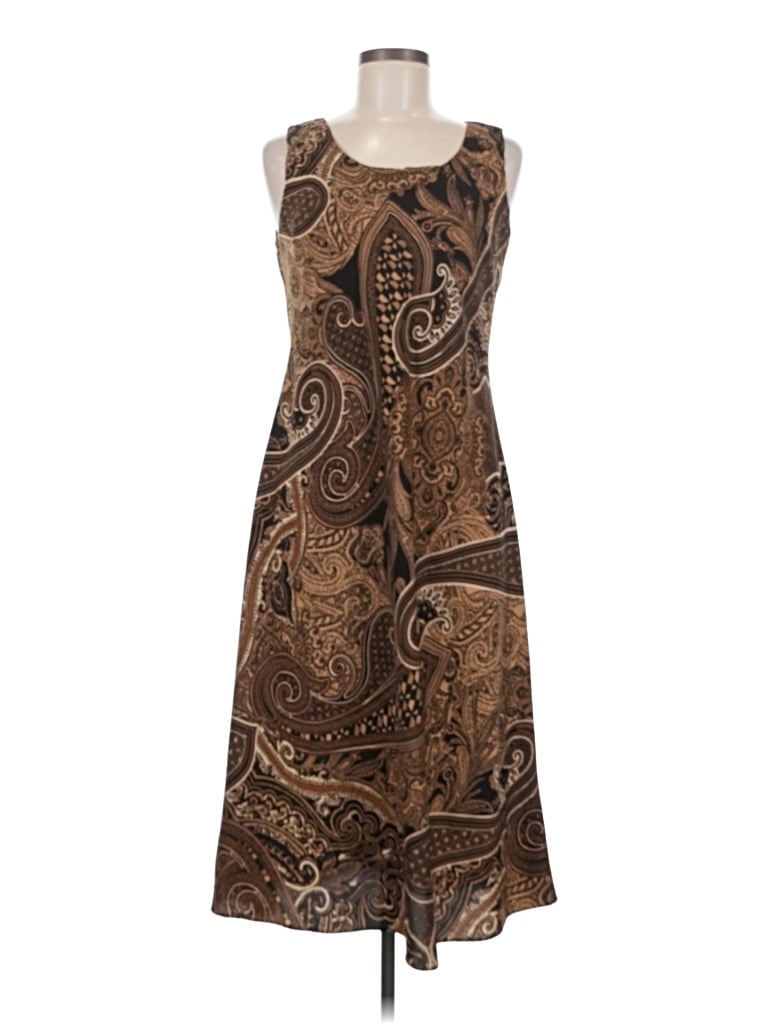 Pre-owned Studio 1 Casual Dress In Brown