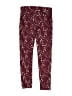 Justice Stars Burgundy Active Pants Size 12 - photo 2