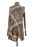 Soft Surroundings Plaid Brown Poncho Size S - photo 2