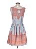 Pinky 100% Polyester Paisley Gray Cocktail Dress Size S - photo 2