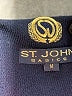 St. John Basics Blue Coat Size M - photo 6