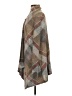 Soft Surroundings Plaid Brown Poncho Size S - photo 5