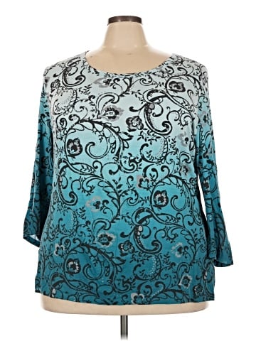Style&Co 3/4 Sleeve T-Shirt (view 1)