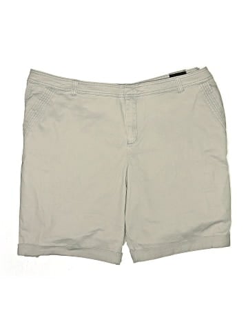 Lane Bryant Outlet Khaki Shorts (view 1)