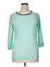New York & Company 100% Acrylic Teal Pullover Sweater Size XL - photo 1