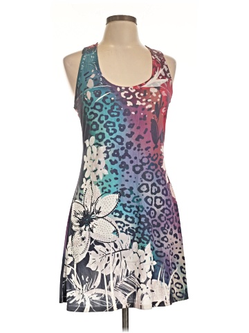 Ocean Blue Cocktail Dress (view 1)