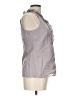 Ann Taylor Gray Sleeveless Blouse Size 10 Petite - photo 4