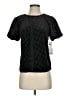 CeCe Polka Dots Black Short Sleeve Blouse Size S - photo 1