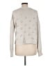 Madewell 100% Cotton Hearts Ivory Floral Pointelle Pullover Sweater Size M - photo 2