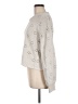 Madewell 100% Cotton Hearts Ivory Floral Pointelle Pullover Sweater Size M - photo 5