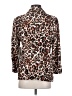 MULTIPLES Animal Print Ivory Blazer Size S - photo 2