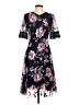 Rabbit Rabbit Rabbit Designs Floral Black Cocktail Dress Size 4 - photo 2
