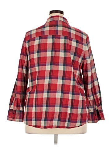 Eddie Bauer 3/4 Sleeve Button-Down Shirt (view 2)