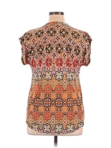 Roz & Ali Short Sleeve Blouse (view 2)