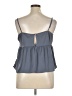 American Eagle Outfitters 100% Polyester Gray Sleeveless Blouse Size XL - photo 2