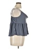 American Eagle Outfitters 100% Polyester Gray Sleeveless Blouse Size XL - photo 4