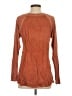 MONORENO 100% Rayon Brown Long Sleeve Top Size S - photo 2