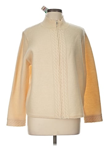 Karen Scott Wool Cardigan (view 1)