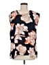 CAbi 100% Polyester Orange Short Sleeve Blouse Size M - photo 1
