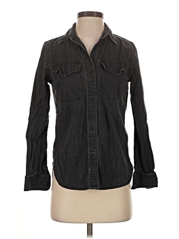 Madewell Denim Button-Up Shirt in Lunar Wash (view 1)