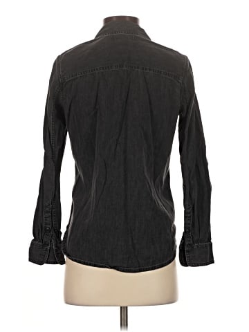 Madewell Denim Button-Up Shirt in Lunar Wash (view 2)