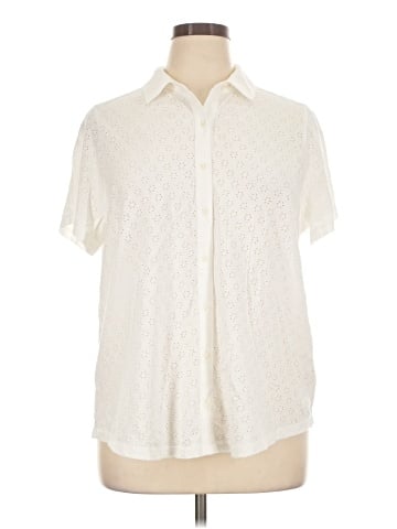Lands' End Short Sleeve Blouse (view 1)