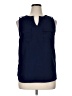Monteau 100% Polyester Blue Sleeveless Blouse Size XL - photo 1