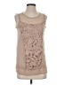 Maurices 100% Polyester Tan Sleeveless Blouse Size S - photo 1