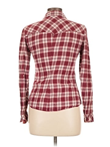 Miley Cyrus & Max Azria Long Sleeve Button-Down Shirt (view 2)