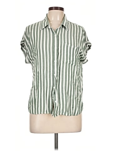 Cosmic Blue Love Short Sleeve Blouse (view 1)