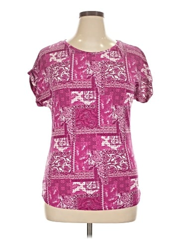 Ashley Blue Short Sleeve T-Shirt (view 1)