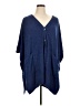 Susan Graver Blue Poncho Size 1X - photo 1