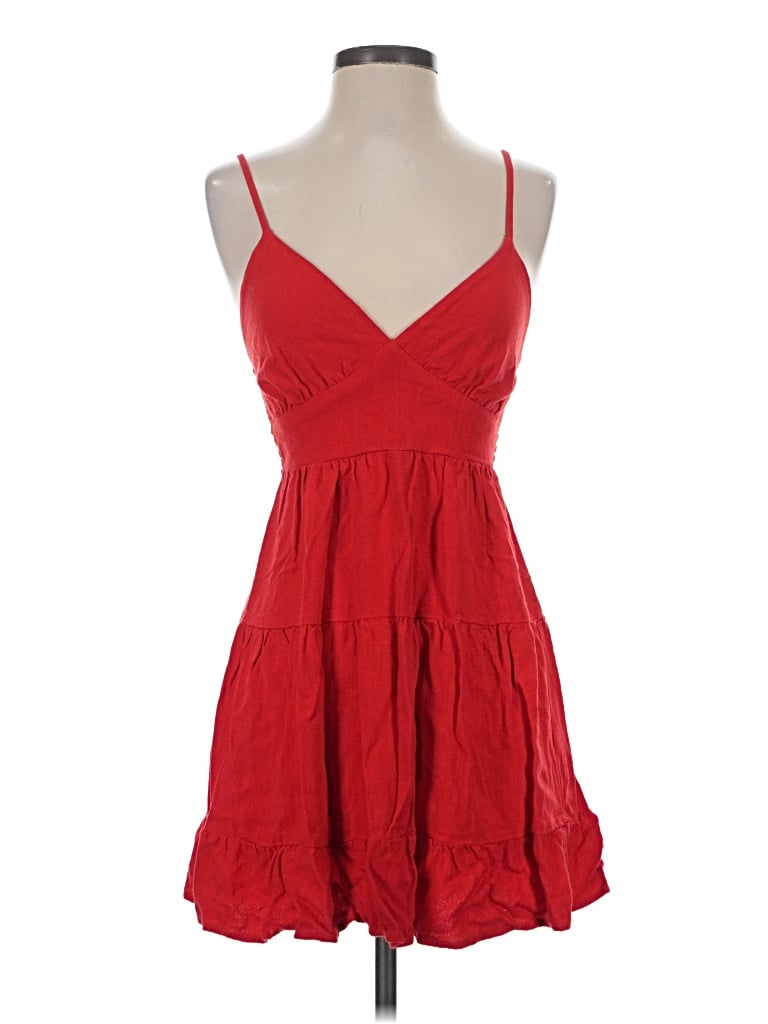 Pre-owned Monteau Cocktail Dress In Red